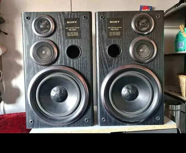 Bookshelf Speakers Vintage Sony SS D33 bookshelf speakers for sale in
